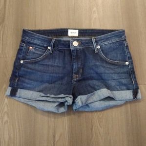Hudson mid rise jean shorts size 28
